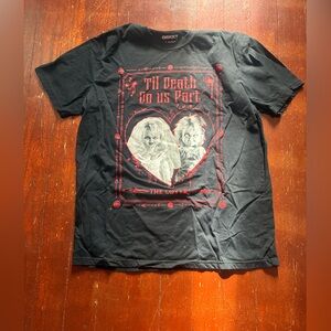 Chucky & Tiffany “Till Death Do Us Part” Tarot Graphic Tee – XL